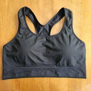 ThirdLove Flex seamless racerback sports bra 1X black wireless